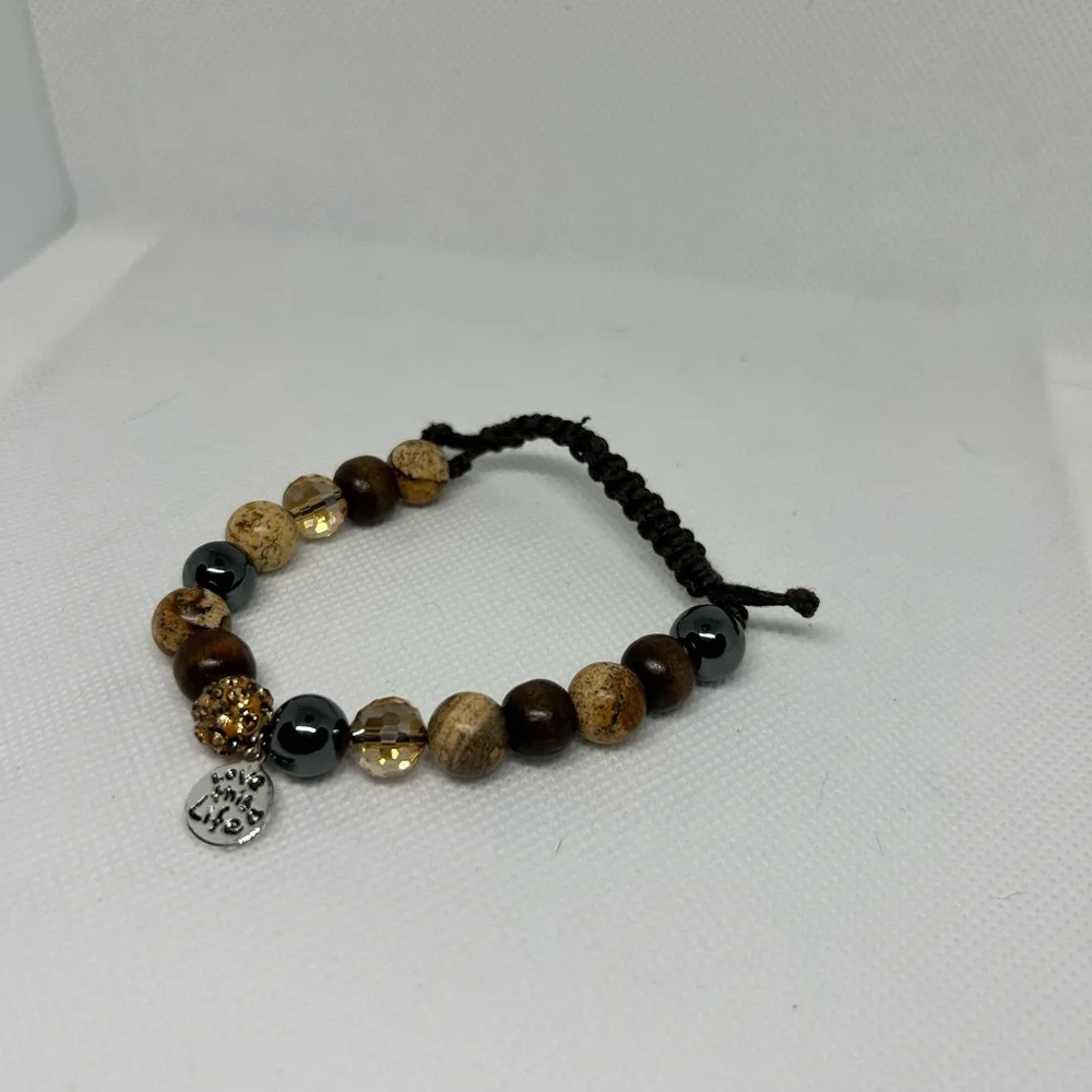 Beaded Bracelet with‎ Charm